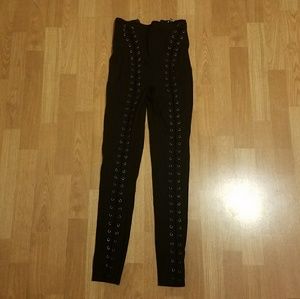 Fashion Nova lace up pants